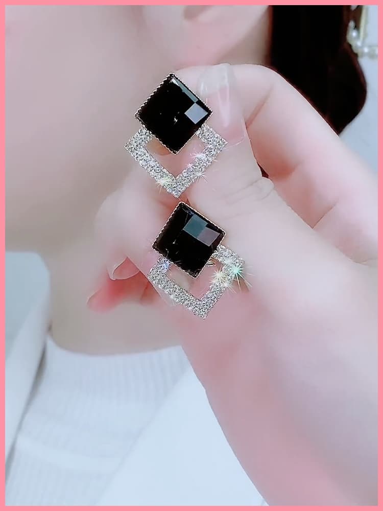 パワーストーン アクセサリー パワーストーン アクセサリー 幾何学の輝き 運命の宝石イヤリング