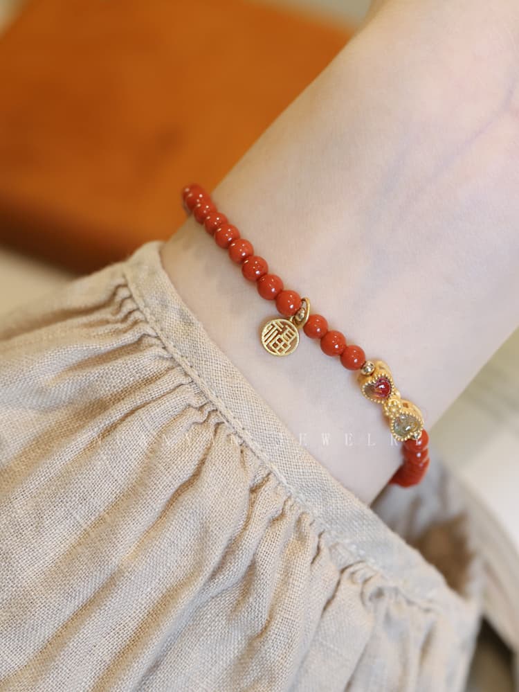 縁結び 天然石ブレスレット 福来る パワーストーン アクセサリー 