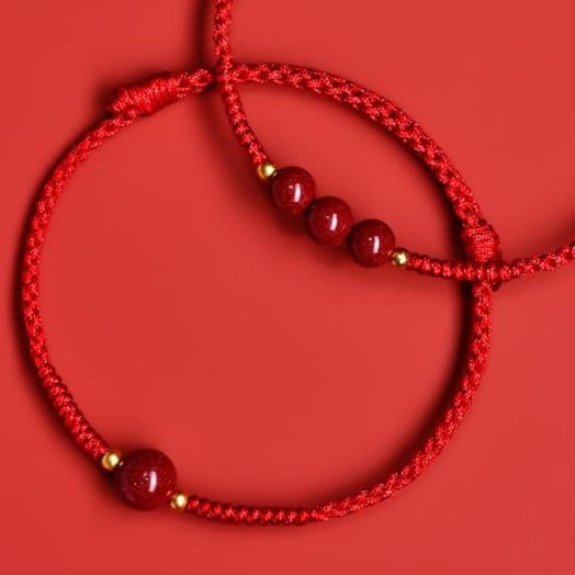 縁結び 願掛け 組紐ブレスレット パワーストーン アクセサリー  