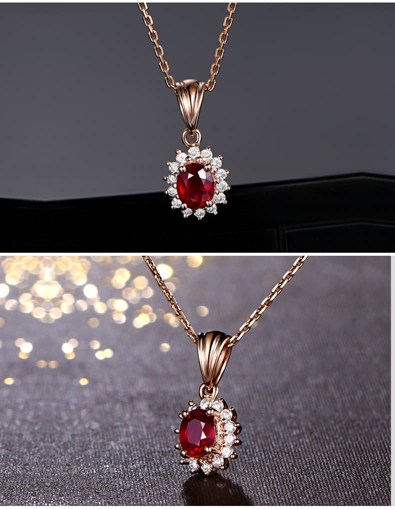 宝玉の輝き 華麗なルビーのしずく　パワーストーン アクセサリー 