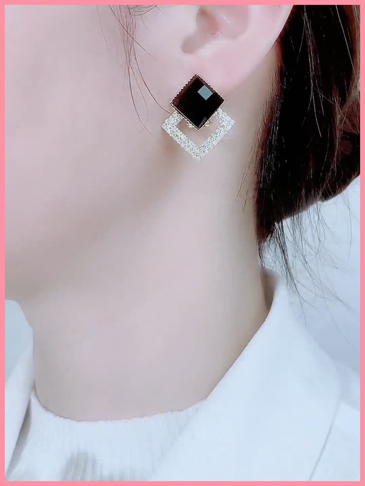 パワーストーン アクセサリー パワーストーン アクセサリー 幾何学の輝き 運命の宝石イヤリング