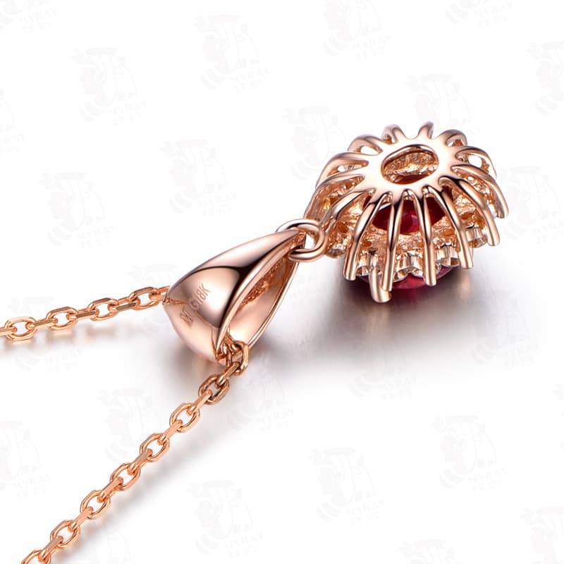宝玉の輝き 華麗なルビーのしずく　パワーストーン アクセサリー 