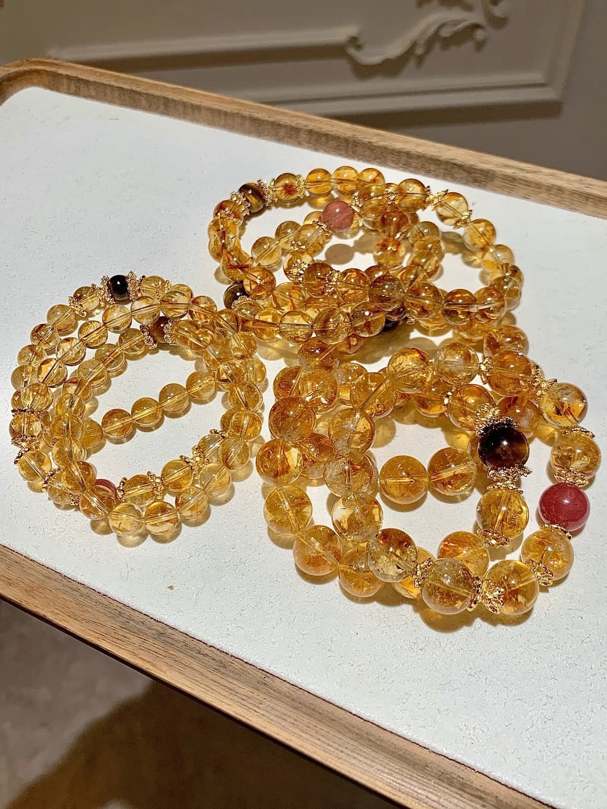 煌めく太陽の恵み シトリンブレスレットパワーストーン アクセサリー 