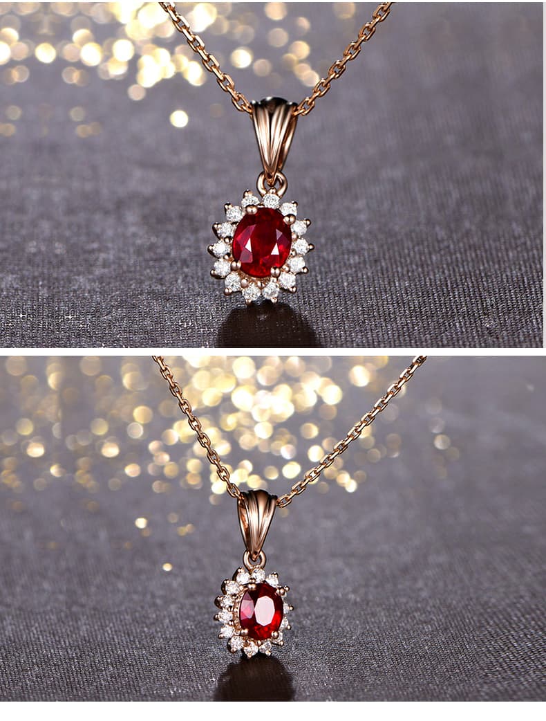 宝玉の輝き 華麗なルビーのしずく　パワーストーン アクセサリー 