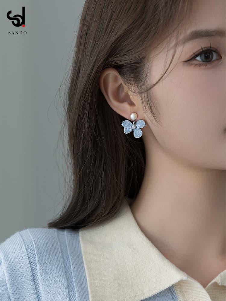パワーストーン アクセサリー パワーストーン アクセサリー 蝶々の輝き 真珠天然石イヤリング