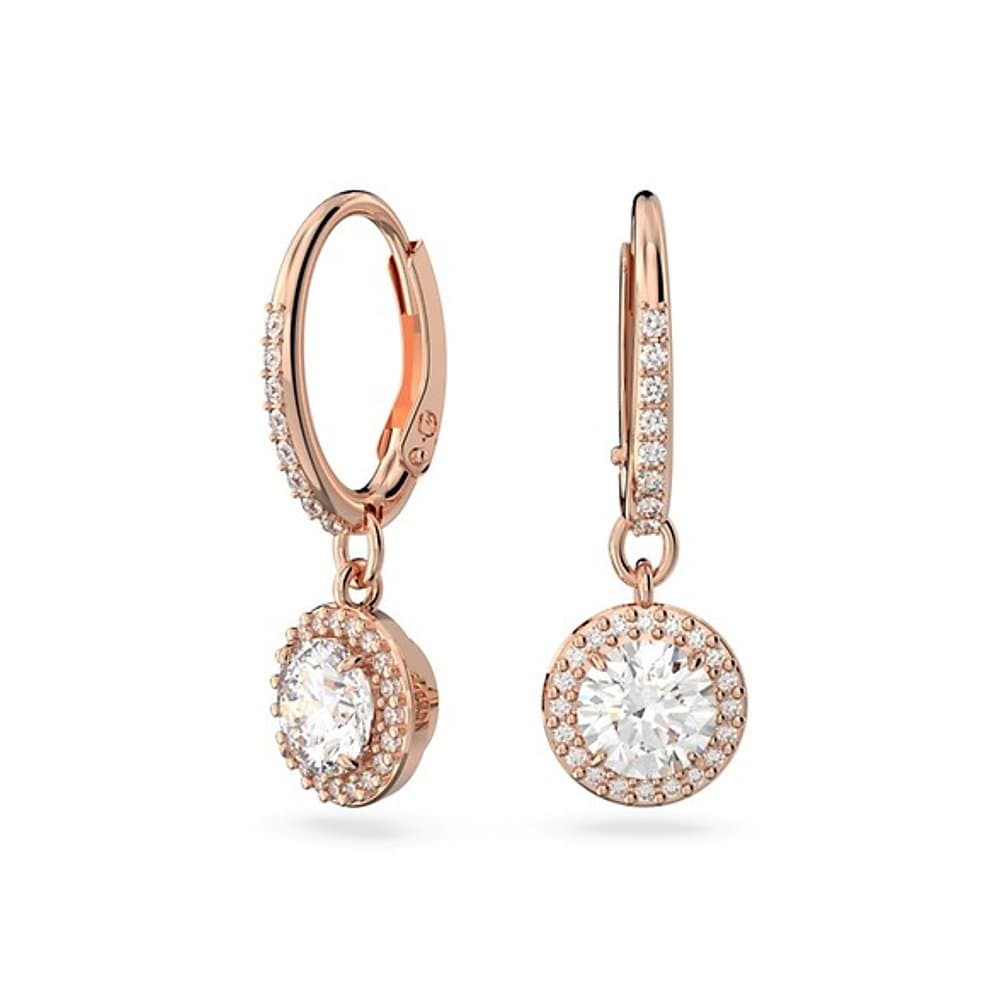 煌めき輝石 フープドロップ イヤリング　パワーストーン アクセサリー 