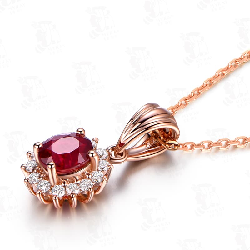 宝玉の輝き 華麗なルビーのしずく　パワーストーン アクセサリー 