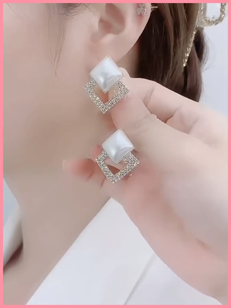 パワーストーン アクセサリー パワーストーン アクセサリー 幾何学の輝き 運命の宝石イヤリング