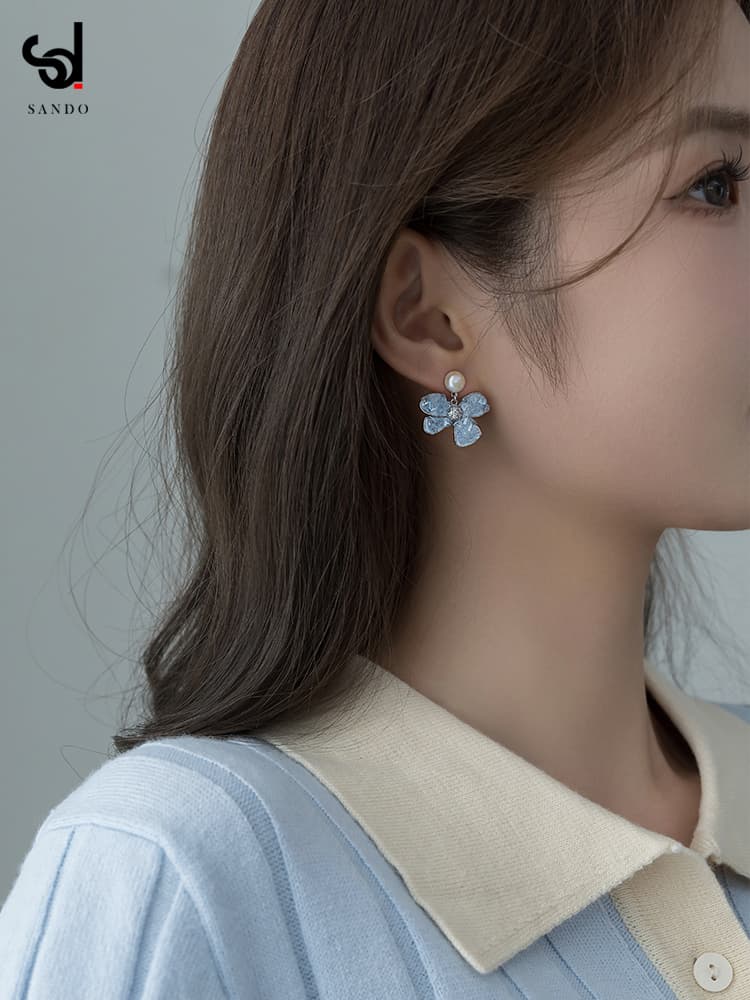 パワーストーン アクセサリー パワーストーン アクセサリー 蝶々の輝き 真珠天然石イヤリング