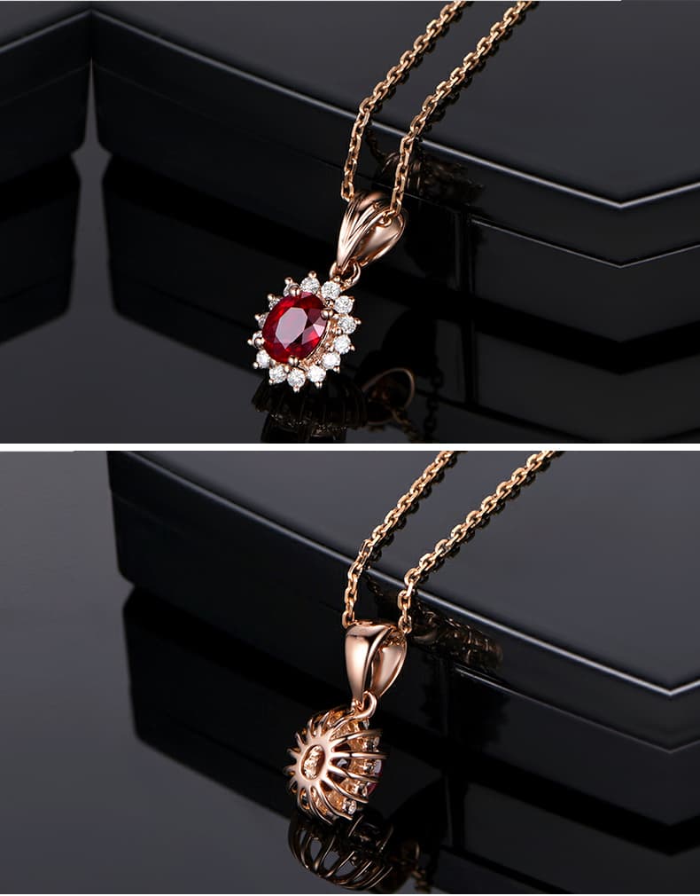 宝玉の輝き 華麗なルビーのしずく　パワーストーン アクセサリー 