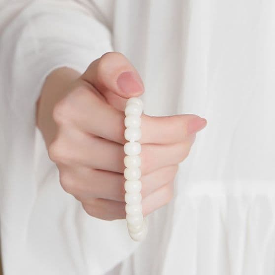 白玉菩提 心の浄化ブレスレット パワーストーン アクセサリー
