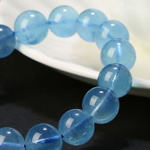 神秘の海 静謐な水晶数珠パワーストーン アクセサリー パワーストーン アクセサリー