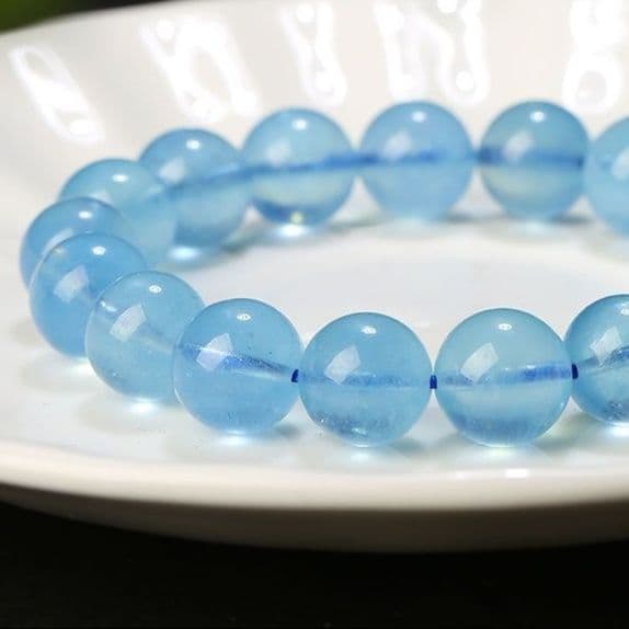 神秘の海 静謐な水晶数珠パワーストーン アクセサリー パワーストーン アクセサリー