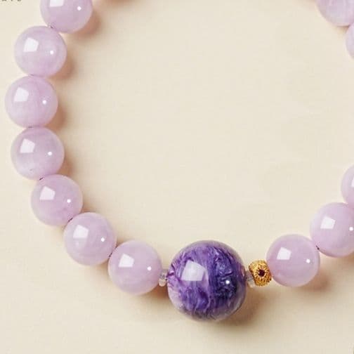 神秘の紫水晶 心の調和ブレスレット パワーストーン アクセサリー