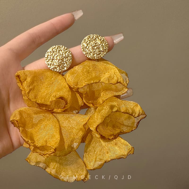パワーストーン アクセサリー パワーストーン アクセサリー 花びら舞う幸運の輝き ピアス