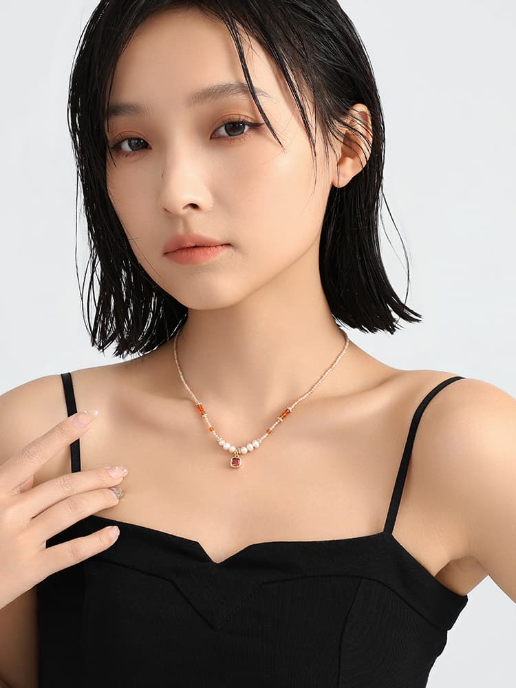 旅路の願い 天然石ペンダントネックレス パワーストーン アクセサリー