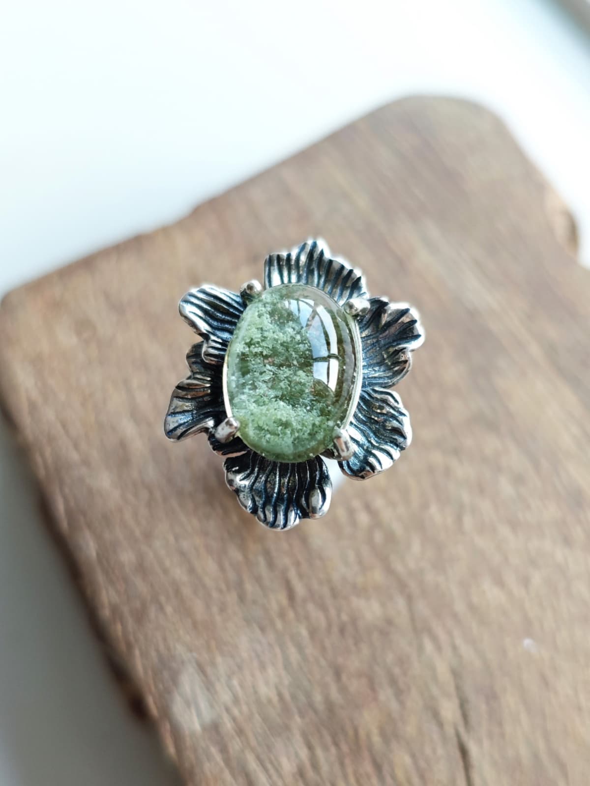 花咲く天然石の輝き リング パワーストーン アクセサリー