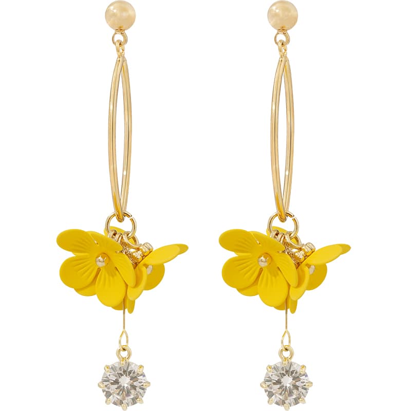 パワーストーン アクセサリー パワーストーン アクセサリー 花舞う煌めき ドロップピアス