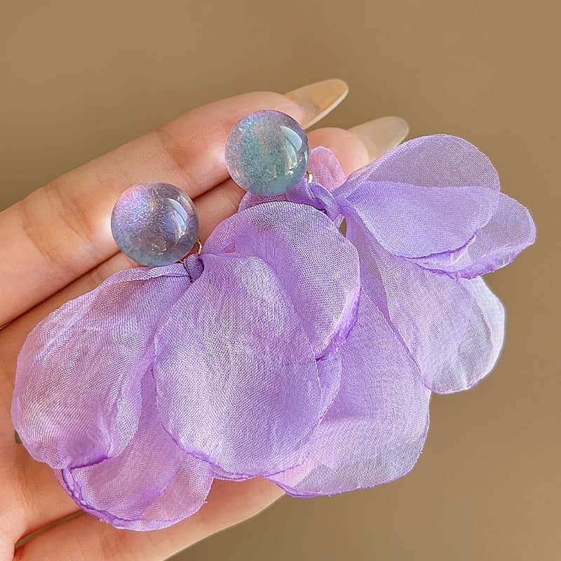 パワーストーン アクセサリー パワーストーン アクセサリー 花びら舞う癒しの雫ピアス