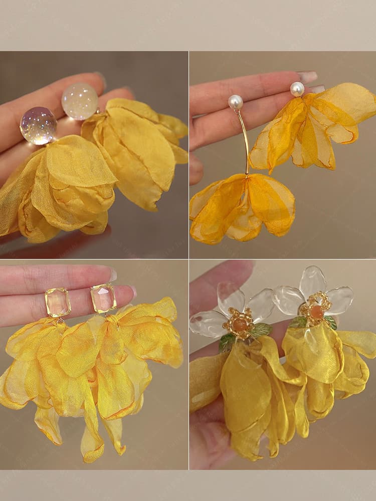 パワーストーン アクセサリー パワーストーン アクセサリー 花舞う宝石 しなやかピアス