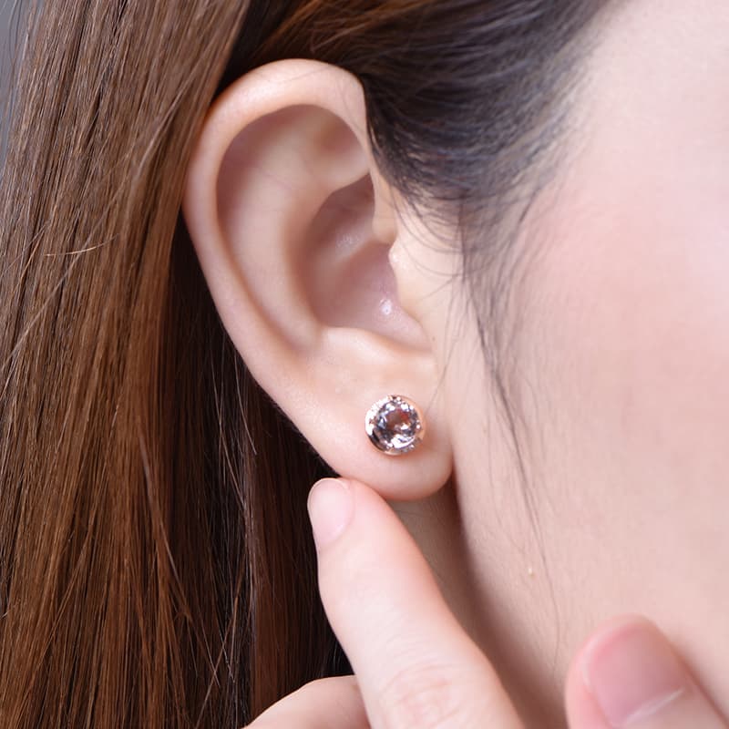 天然石の煌めきスタッドピアス パワーストーン アクセサリー