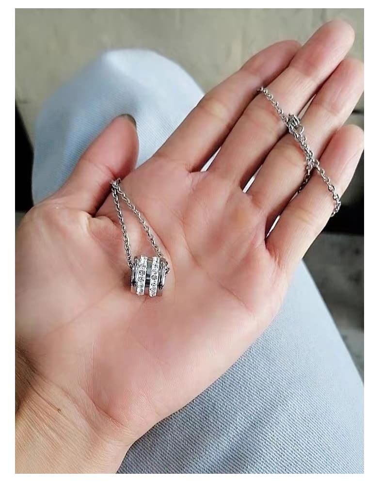 輝く円筒の神秘 パワーストーンネックレス アクセサリー