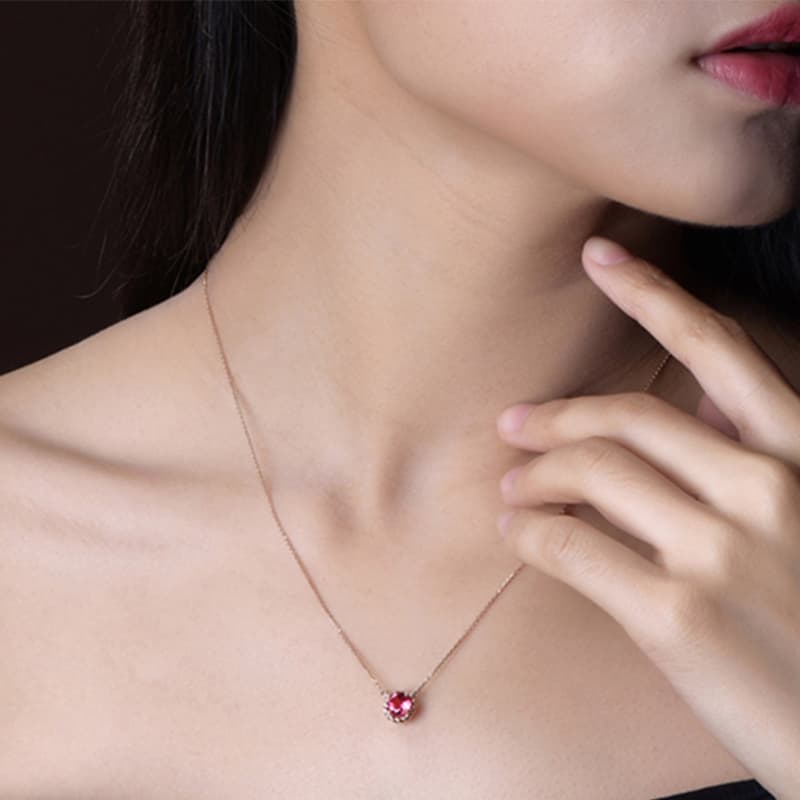 華やか宝石 ミニマルネックレス パワーストーン アクセサリー