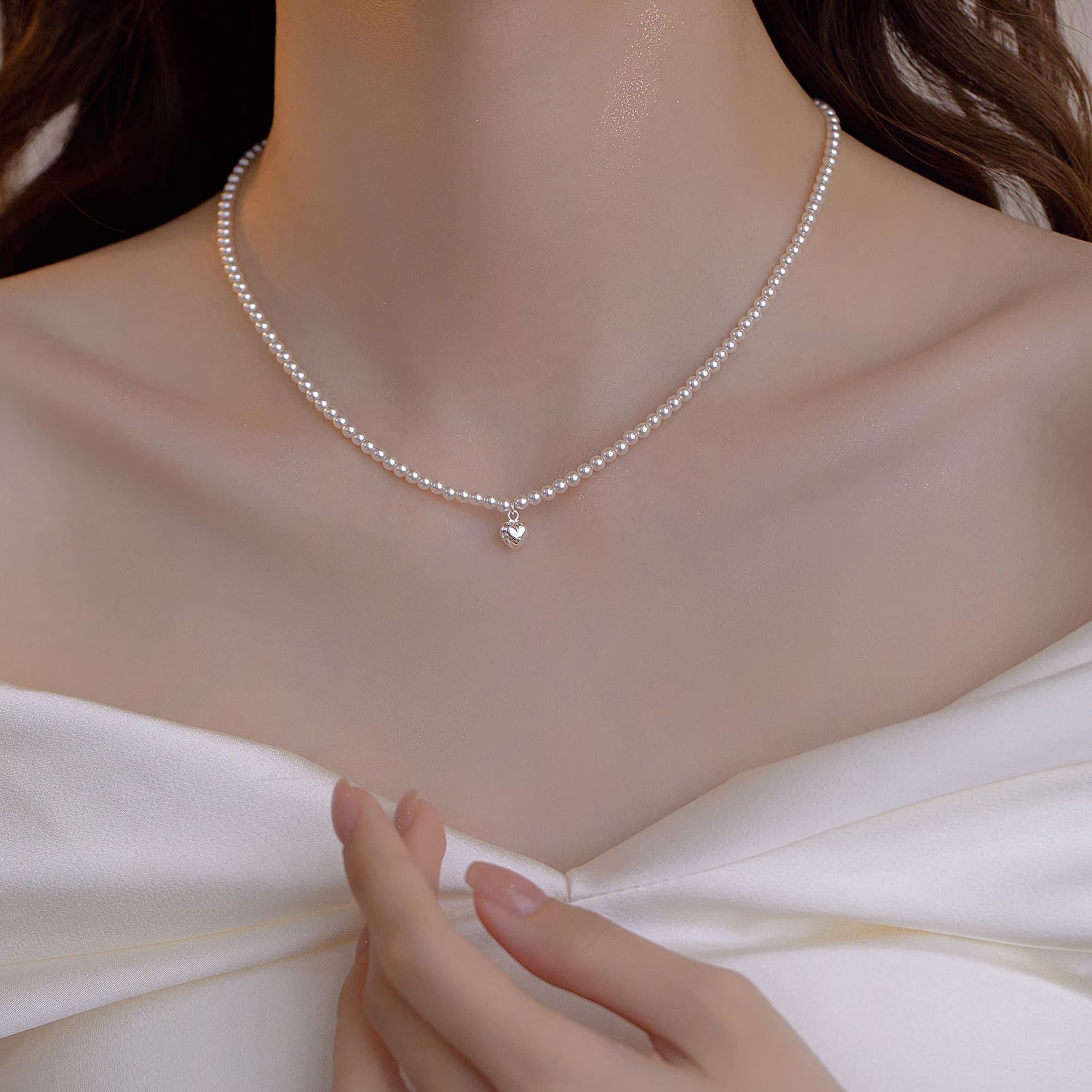 真珠の恵み 心結び ネックレス パワーストーン アクセサリー