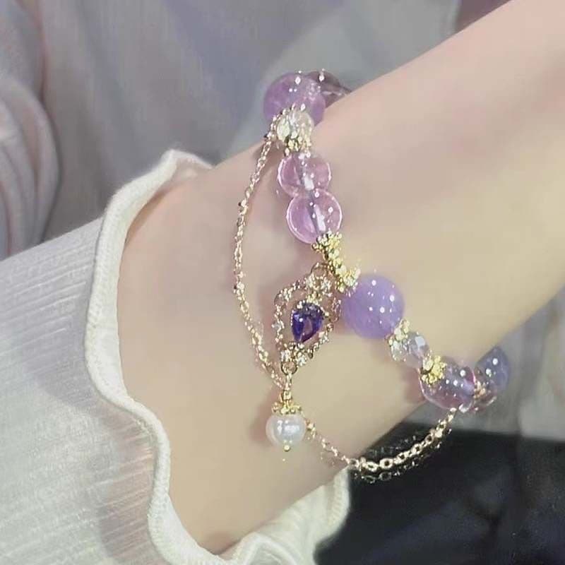 神秘の雫 二連ブレスレット パワーストーン アクセサリー
