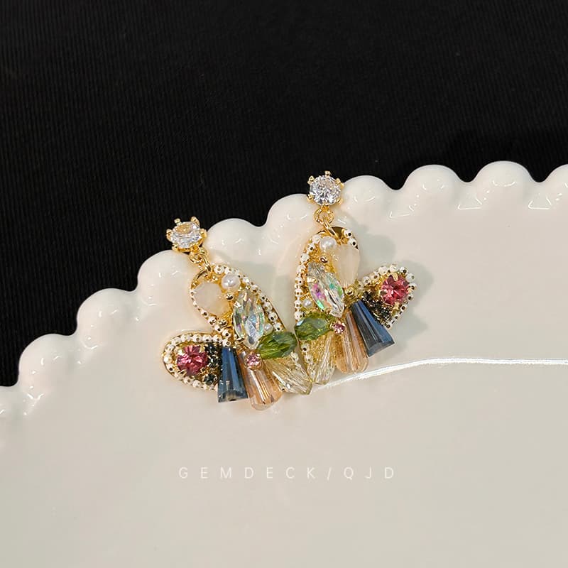 パワーストーン アクセサリー パワーストーン アクセサリー 天使の翼 宝石の調べイヤリング