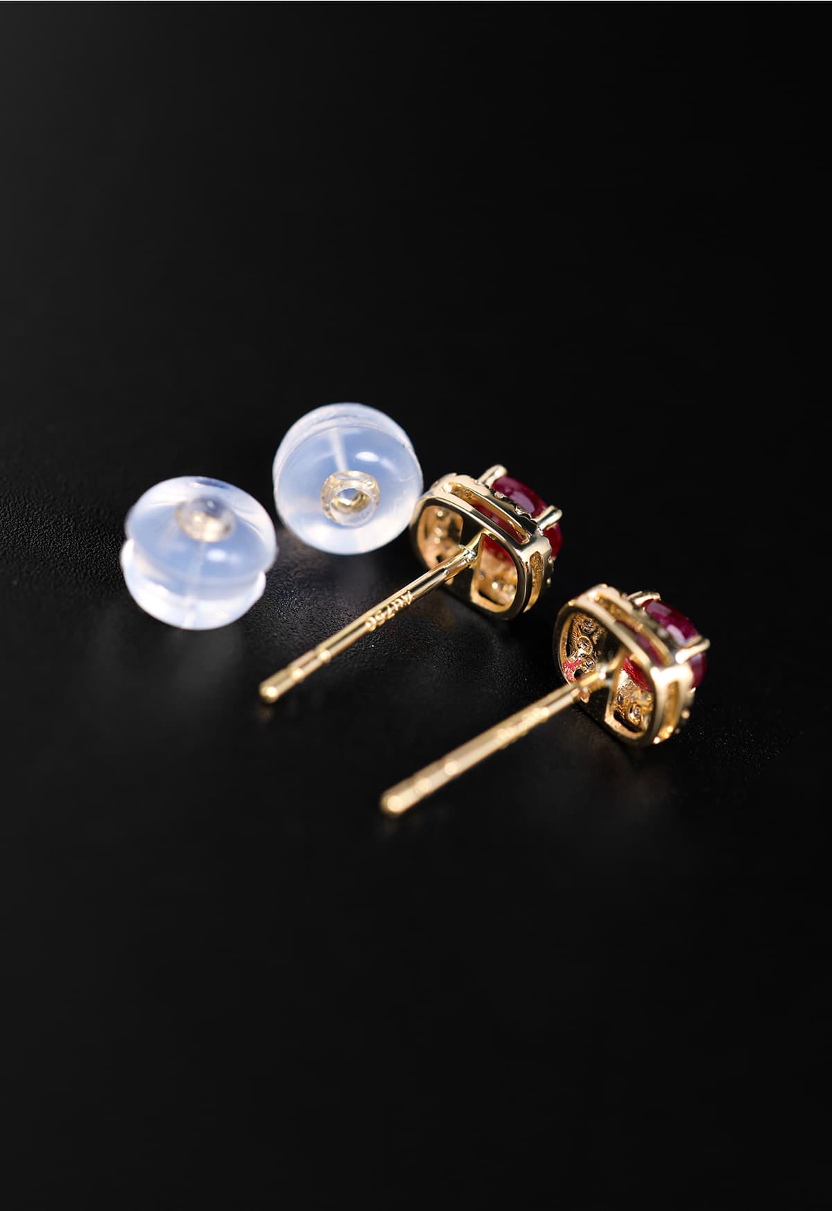 華麗な輝き 宝石の雫 スタッドピアス パワーストーン アクセサリー