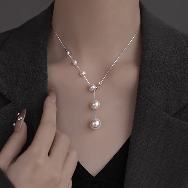 天使の涙パールネックレス パワーストーン アクセサリー