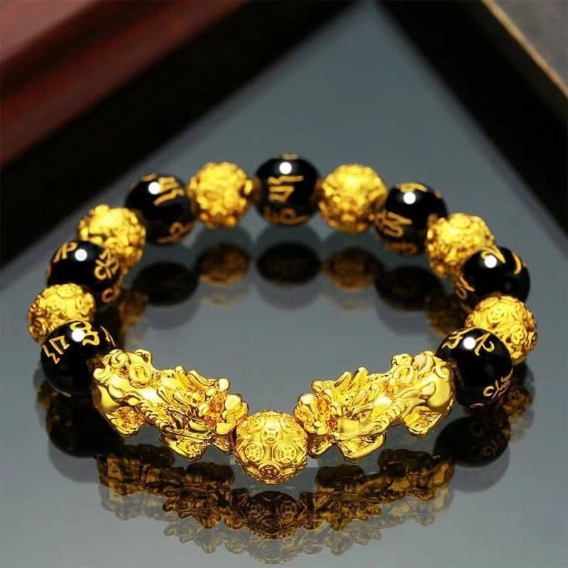 守護獅子の招財ブレスレットパワーストーン アクセサリー パワーストーン アクセサリー