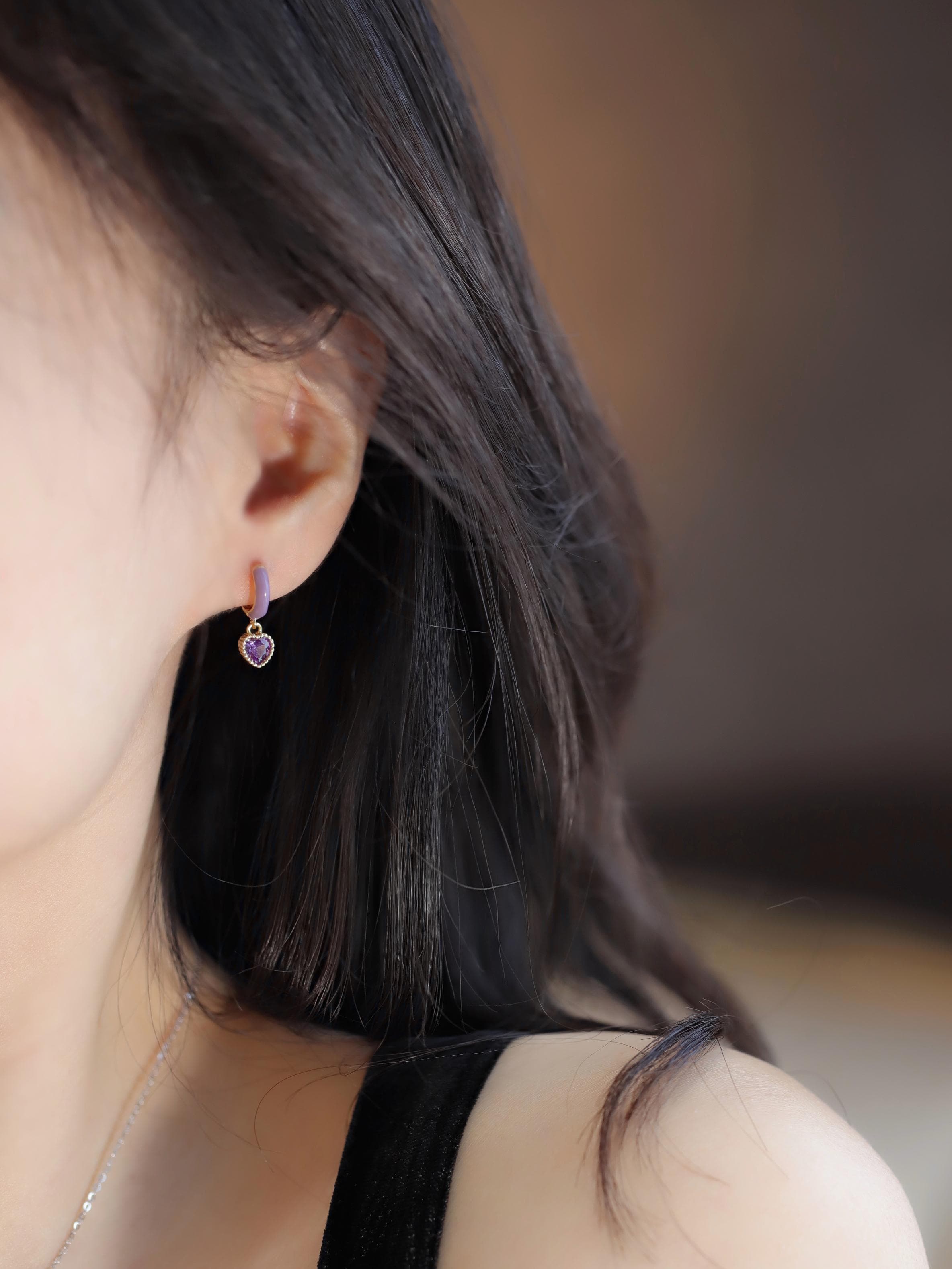 パワーストーン アクセサリー パワーストーン アクセサリー ハート麗石のゆらめきフープピアス