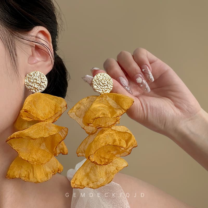 パワーストーン アクセサリー パワーストーン アクセサリー 花びら舞う幸運の輝き ピアス