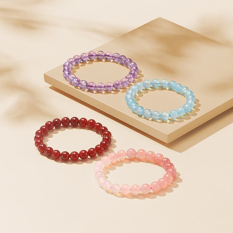 天然石の輝き ストレッチブレスレットパワーストーン アクセサリー
