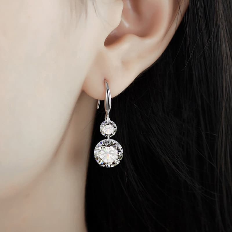 パワーストーン アクセサリー パワーストーン アクセサリー 煌めき双珠 揺れる浄化の輝き
