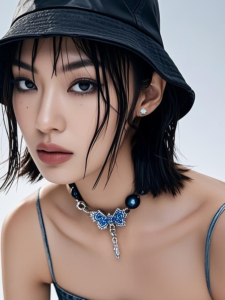 幻想宝石の花びらピアス パワーストーン アクセサリー