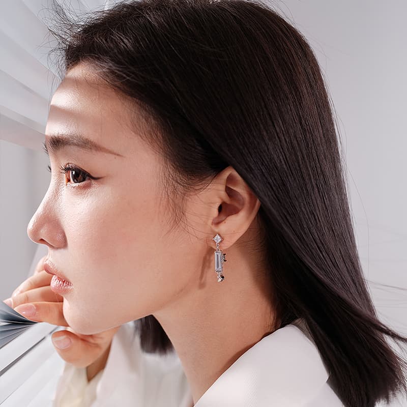煌めき結晶 ドロップ パワーピアス パワーストーン アクセサリー