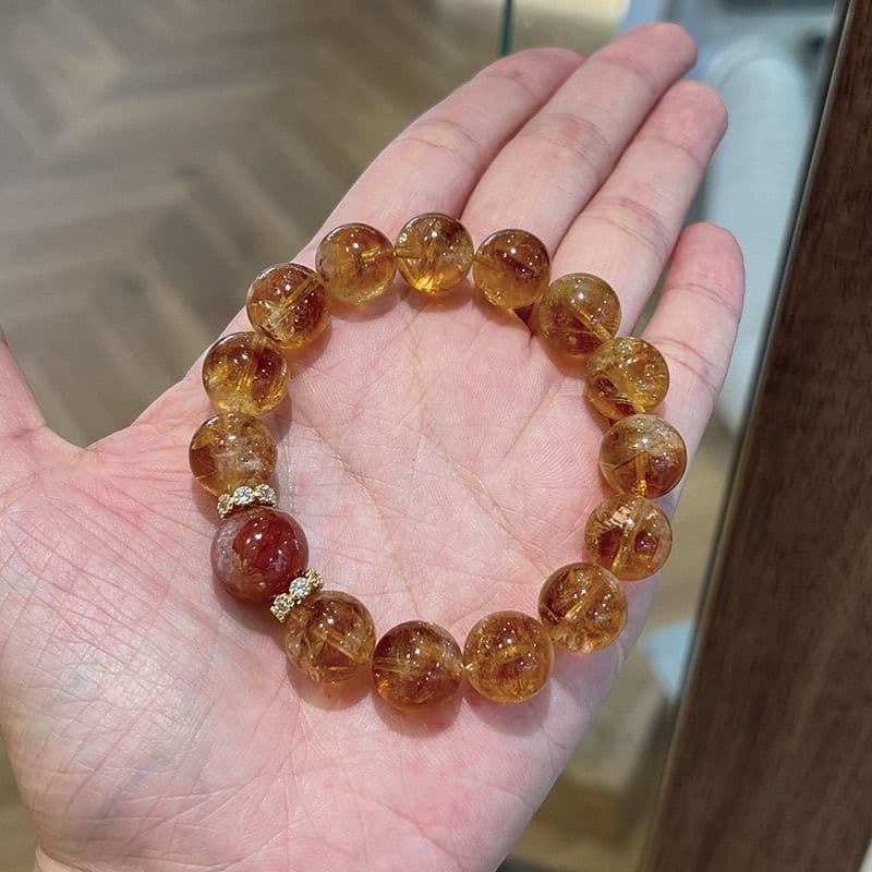 神秘の琥珀 癒しの輝きブレスレット パワーストーン アクセサリー