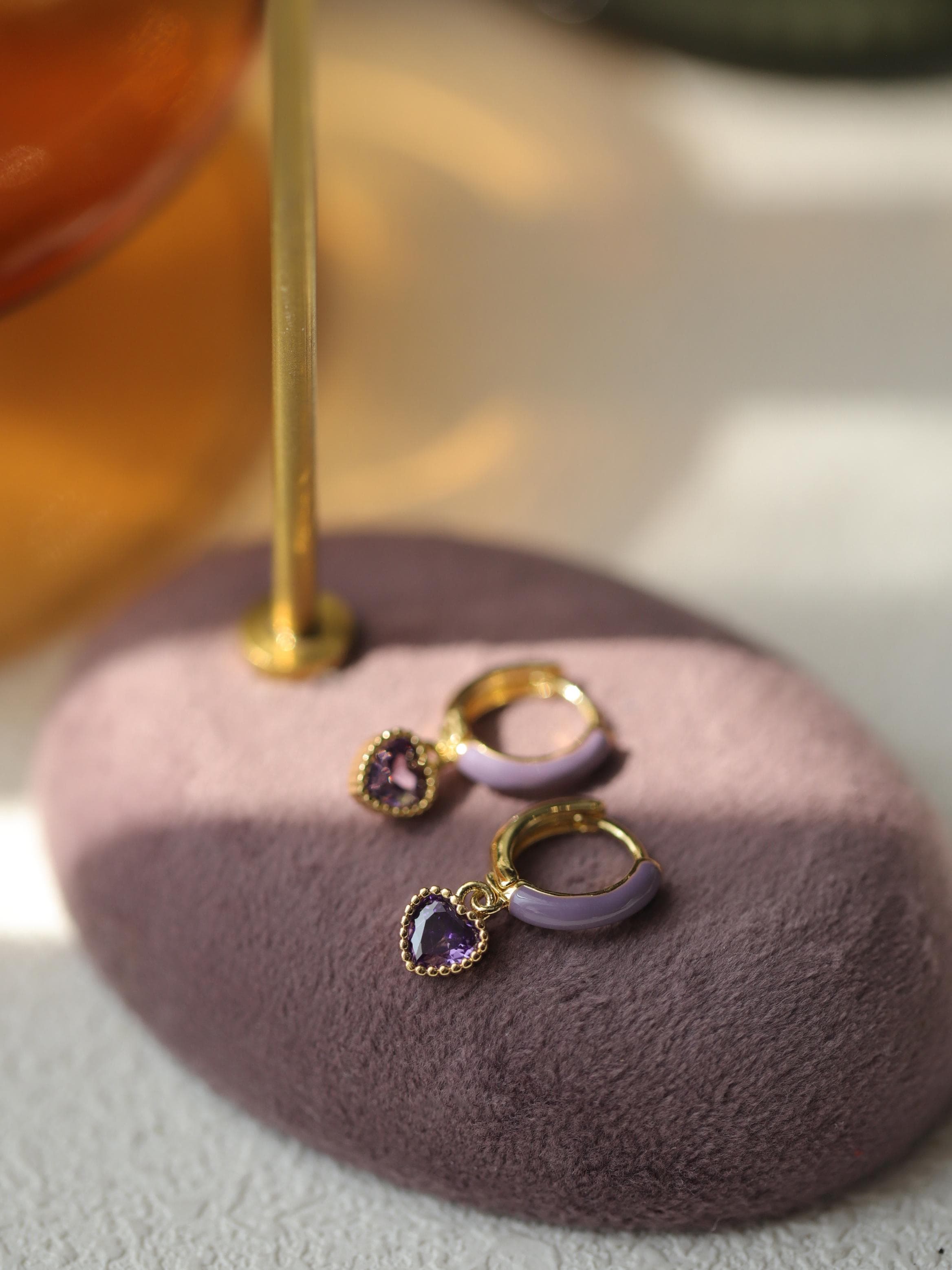 パワーストーン アクセサリー パワーストーン アクセサリー ハート麗石のゆらめきフープピアス