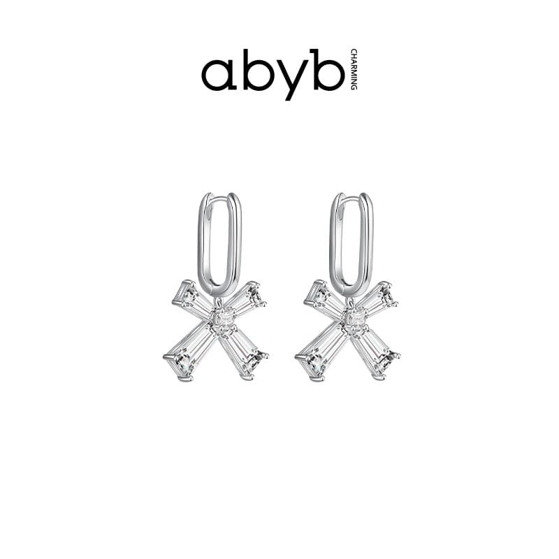 煌めき十字結晶 ドロップピアス パワーストーン アクセサリー