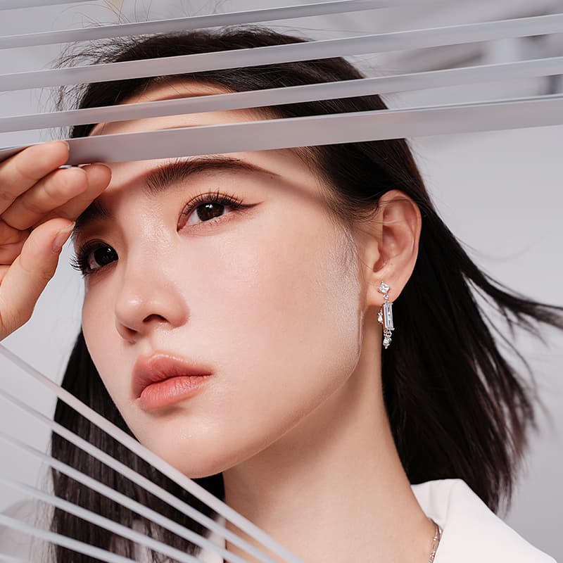 煌めき結晶 ドロップ パワーピアス パワーストーン アクセサリー