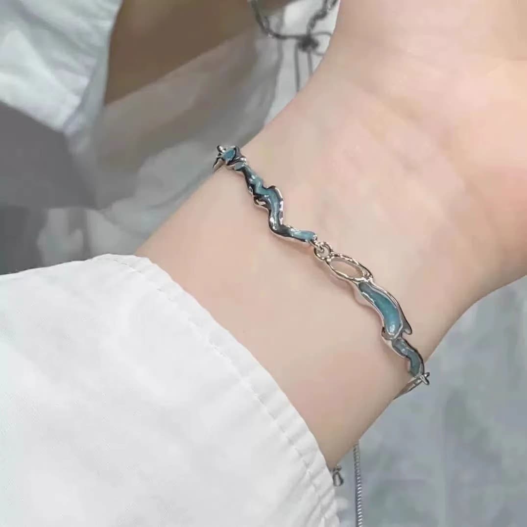 天然石の煌めき 流水ブレスレットパワーストーン アクセサリー パワーストーン アクセサリー