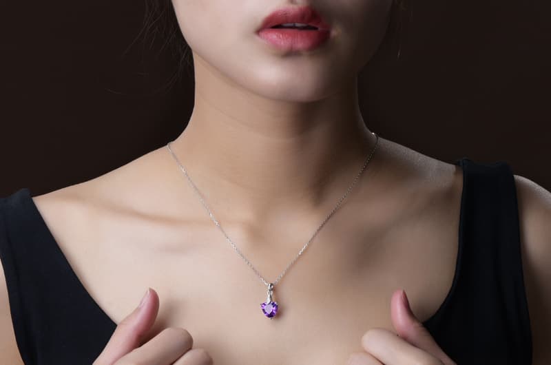 三角輝石 天然石ペンダント パワーストーン アクセサリー