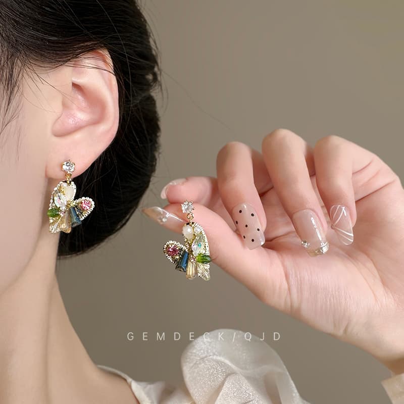 パワーストーン アクセサリー パワーストーン アクセサリー 天使の翼 宝石の調べイヤリング