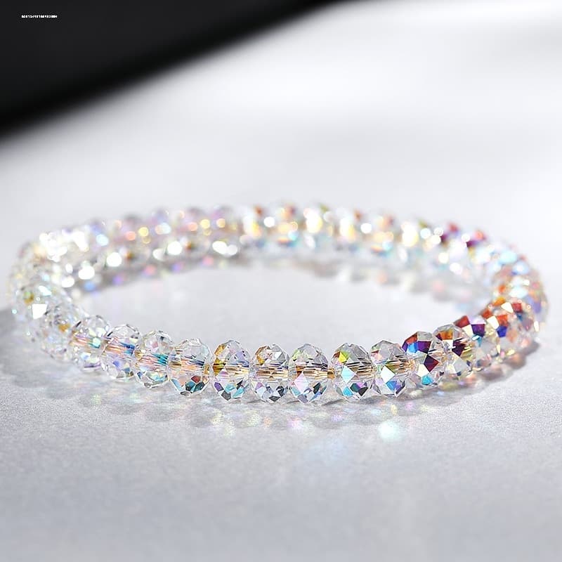 輝きの結晶 多彩な宝石ブレスレット パワーストーン アクセサリー