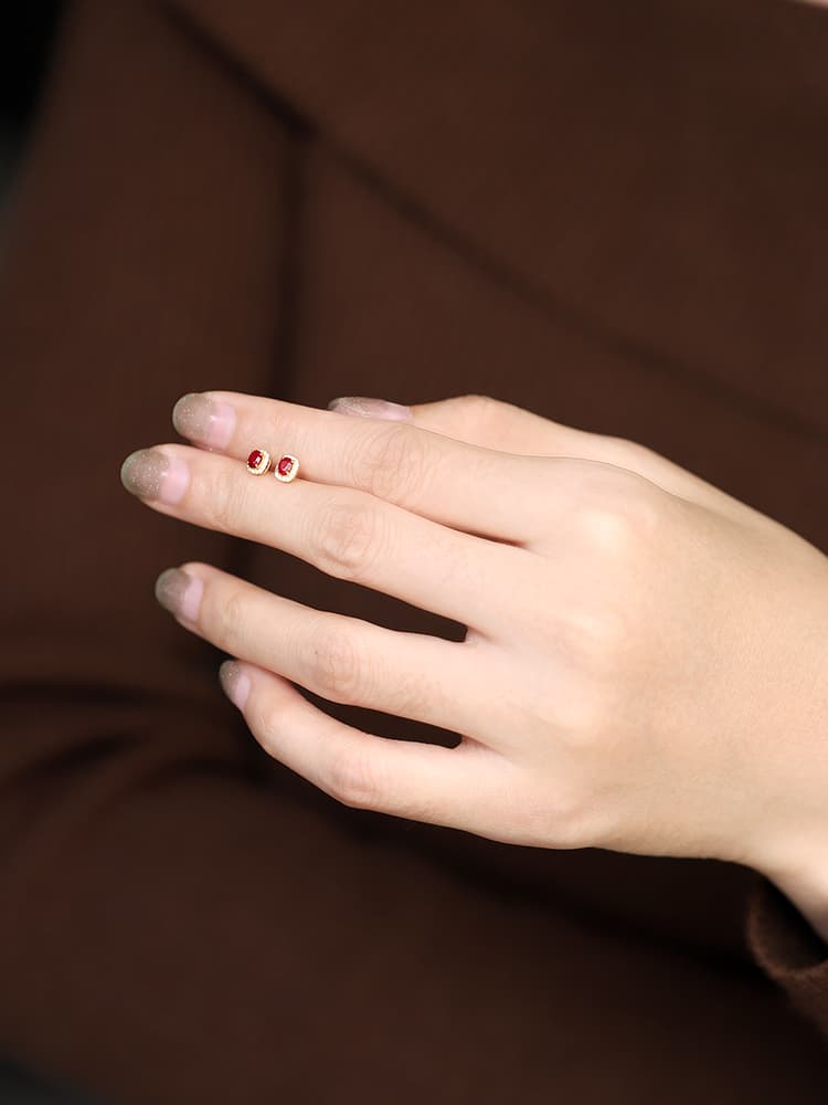 華麗な輝き 宝石の雫 スタッドピアス パワーストーン アクセサリー