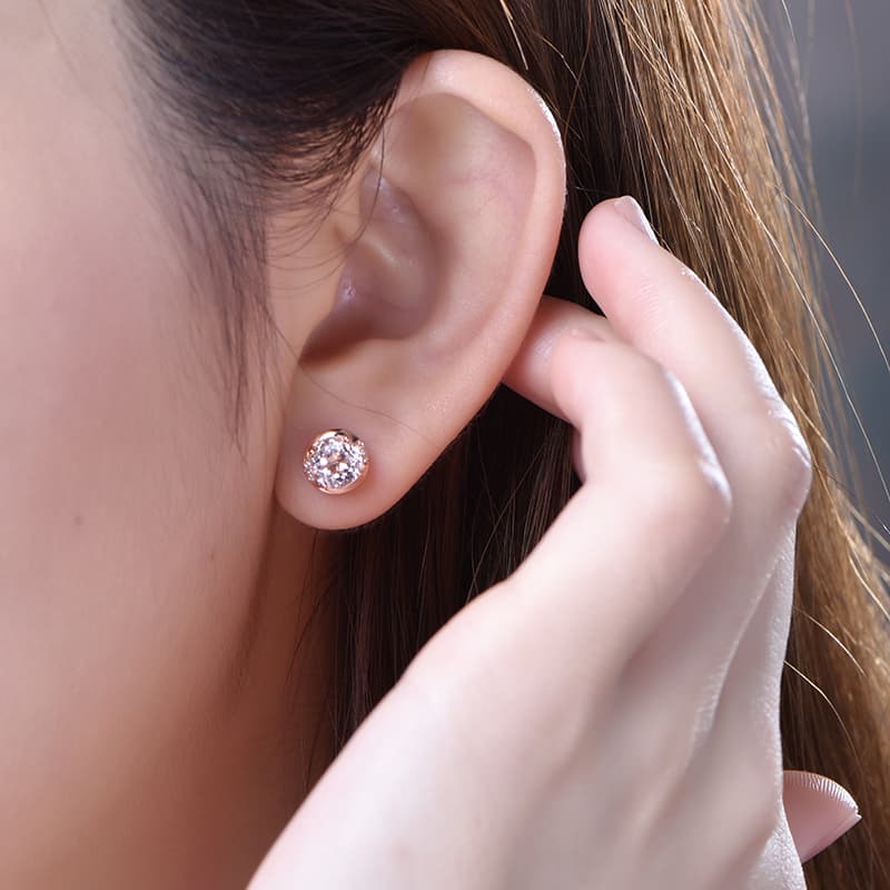 天然石の煌めきスタッドピアス パワーストーン アクセサリー