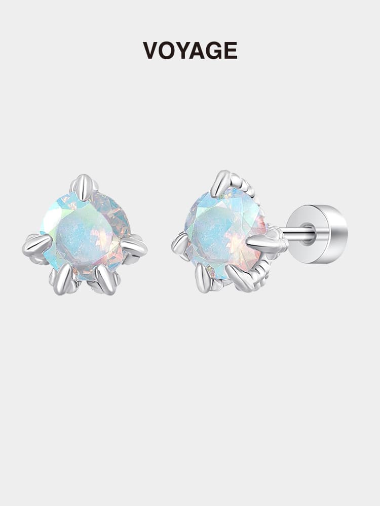 幻想宝石の花びらピアス パワーストーン アクセサリー